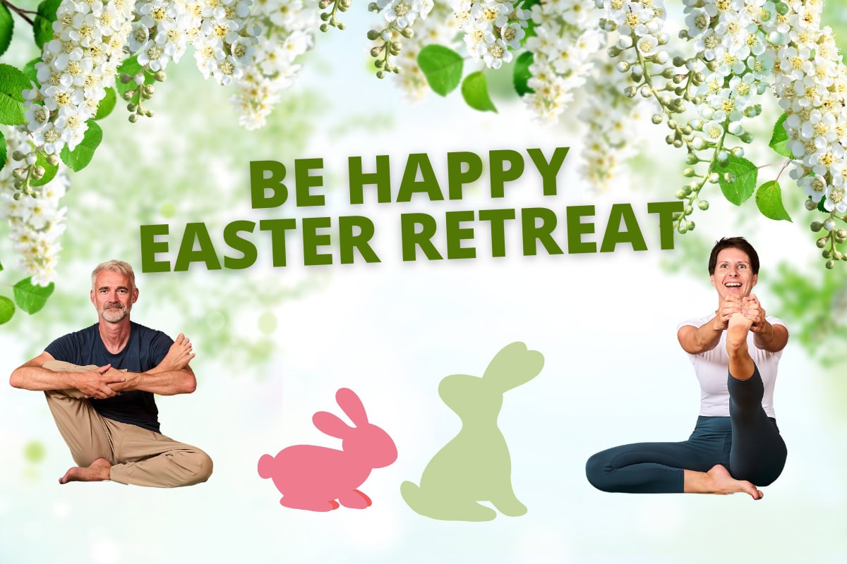 Easter yoga retreat graphic
